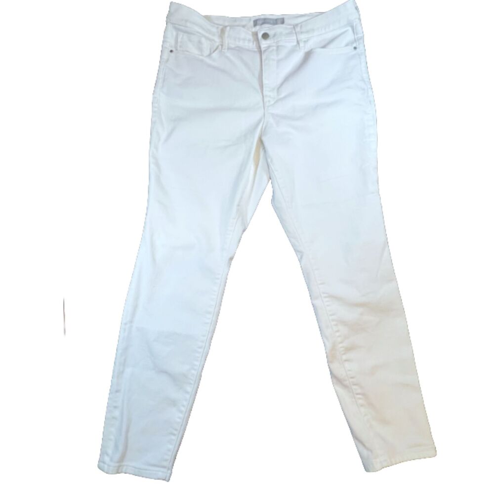 Athleta Sculptek Ultra Skinny Jeans White 16